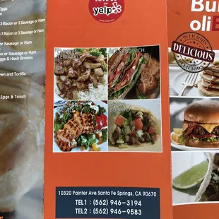 Take Out Menu 10/2022