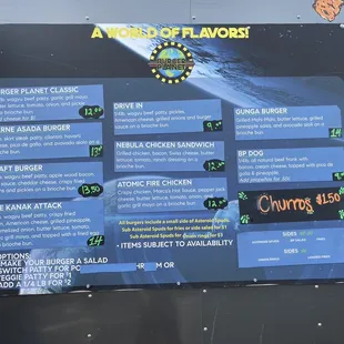 Menu (food truck)