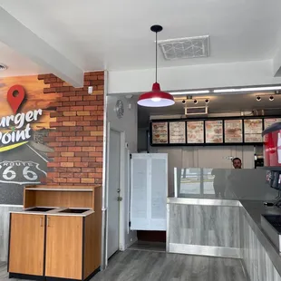 the interior of a restaurant