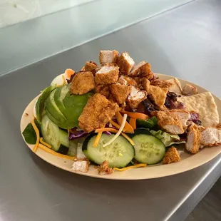 Chicken salad ! Wow so huge