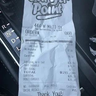 Receipt, proof that it was purchased from them.