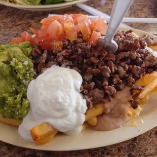 Carne asada fries