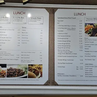 Lunch Menu