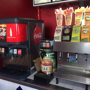 Lots of drink choices! I love the orange whip!!