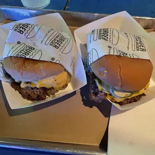 Smashed burgers