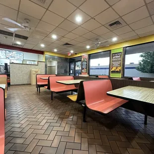 No-frills old school interior; takes you straight back to the 80s