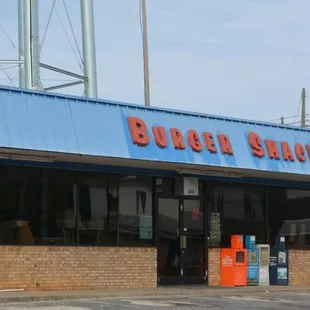 the front of the restaurant