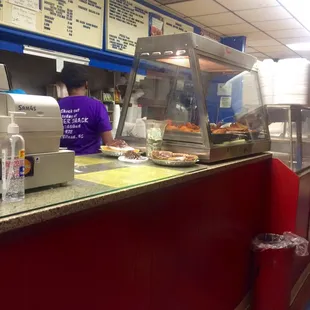 Here&apos;s the ordering counter.