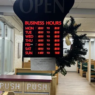 Please note hours are different than what Yelp had on December 17, 2023. Closes at 7pm on Sundays &amp; 8pm the rest of the week.