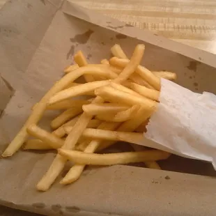 Small fry removed from its state-of-the-art protective housing.