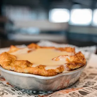 Bourbon White Chocolate Bread Pudding