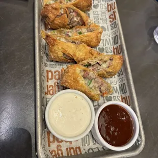Cheesesteak Egg Rolls