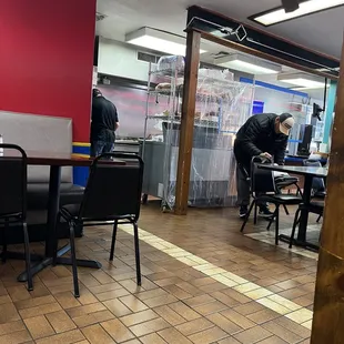 a man sitting at a table