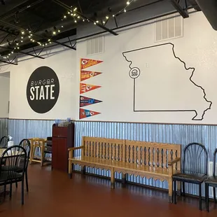 Inside the restaurant