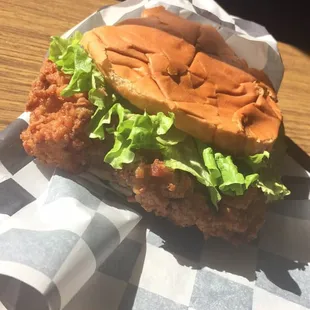 Hand Breaded Chicken Fry Steak Sandwich 8.99