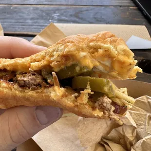 The worlds saddest hamburger