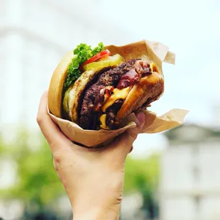 Double + Bacon + Egg