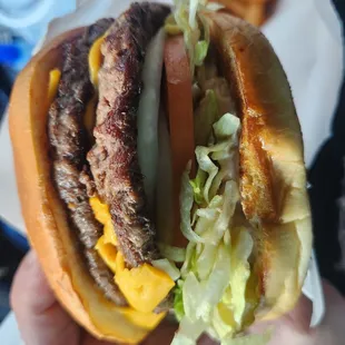 Killer double cheeseburger! Taste exactly like a double double from in n out.
