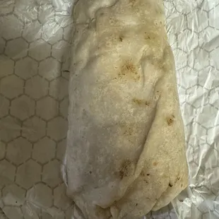 LARGE breakfast burrito!