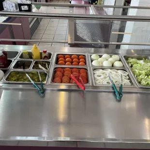 Toppings bar