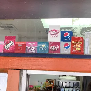 Fountain Drink Flavors. $1 Large Sodas All Day!