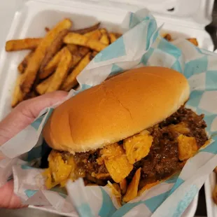 Texan Frito Pie Burger