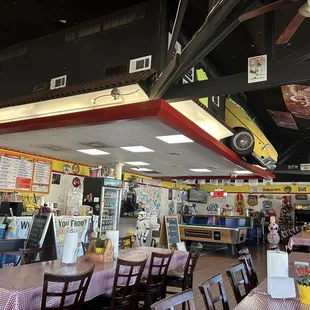 Open dining area