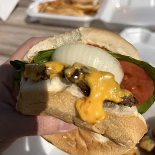 Look at that gorgeous burger