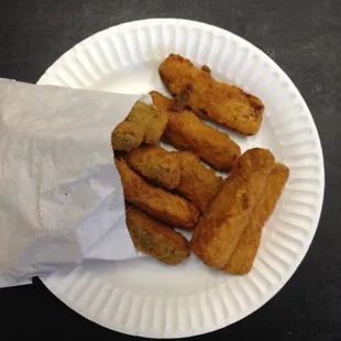 Fried zucchini $3.22 with tax