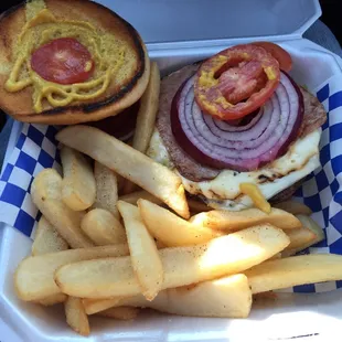 The upgraded the fries to wedges for the same price yummm