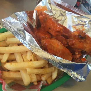 Buffalo wings. Sauce is very delicious