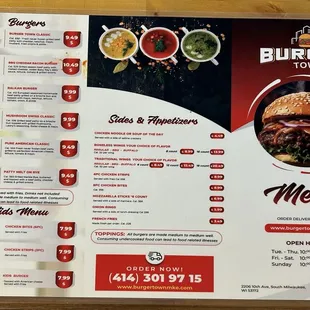 menu, sushi and sashimi