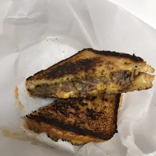 Burger world Texas toast melt