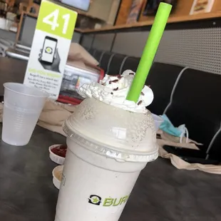 Oreo Cookie Custard Shake