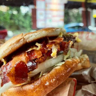 Bacon cheeseburger