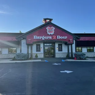 View from parking lot.