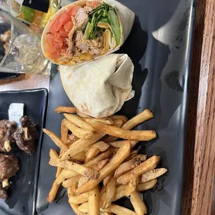 Buffalo chicken wrap