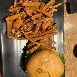 Single Smash Burger on Gluten Free Bun