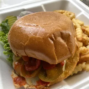 Cousin Vinny TNT Jalapeno Burger