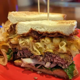 The fried mac burger looks fantastic, but it just wasn't a 5 for me.