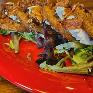 Fried green tomatoes