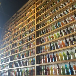 Bottle wall