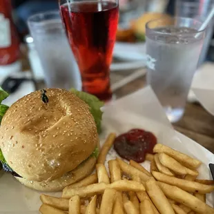 Smoked cheddar burger