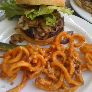 Mushroom & Onion Cheeseburger