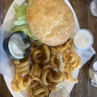 Portobello Mushroom Burger (vegan)