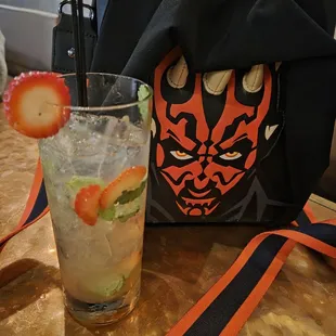 Fresh Strawberry mojito.