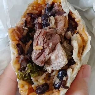 Chile Verde Burrito ($11)