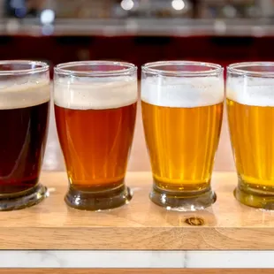 Try one of our Beer Flights