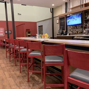 View of the bar area.