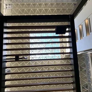 Pretty view of the ceiling above.